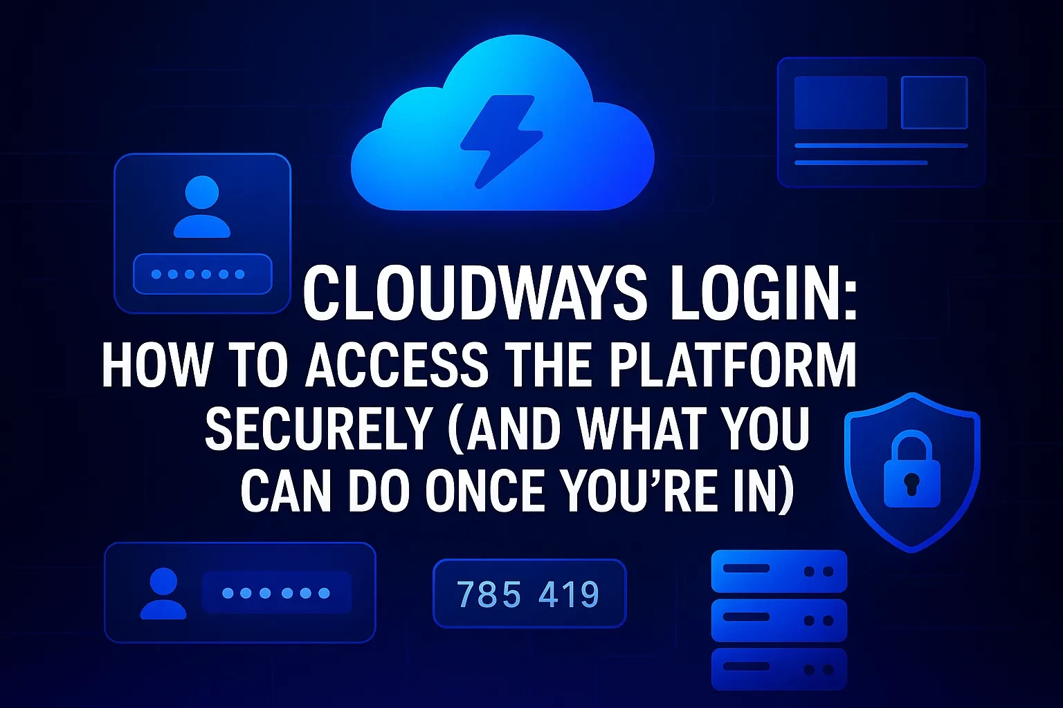 Cloudways Login: How to Access the Platform Securely (and What You Can Do Once You’re In)