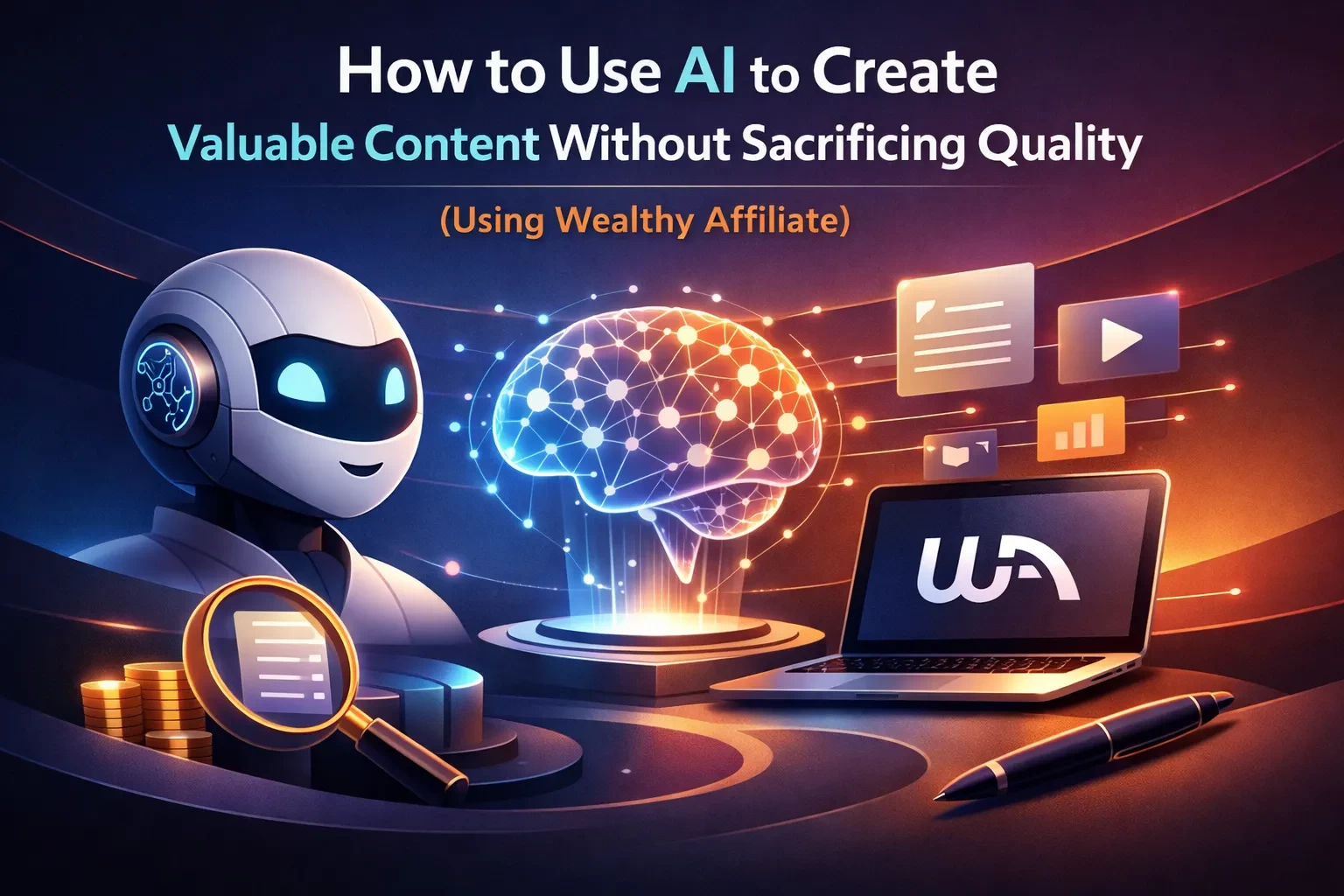 How to Use AI to Create Valuable Content Without Sacrificing Quality (Using Wealthy Affiliate)