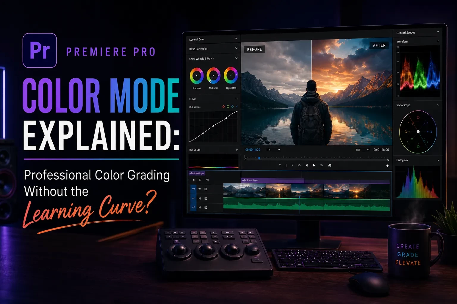 Premiere Pro Color Mode Explained: Professional Color Grading Without the Learning Curve?