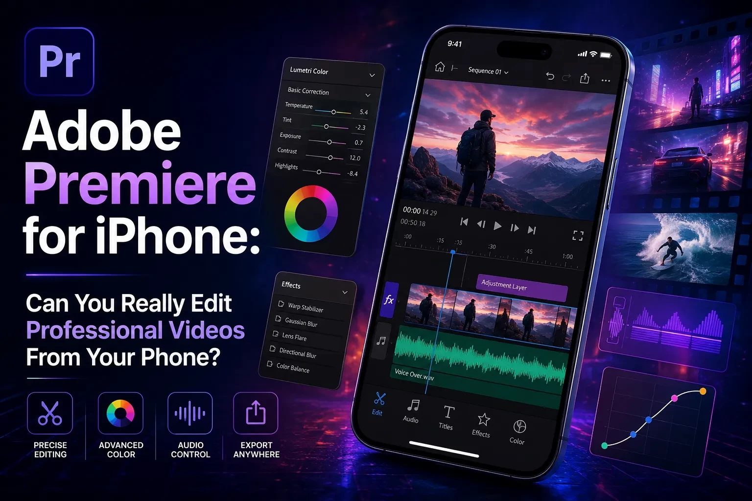 Adobe Premiere for iPhone: Can You Really Edit Professional Videos From Your Phone?